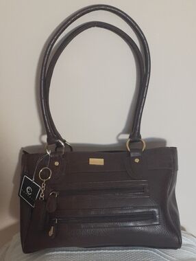 Cornell Classic Women's Brown Tote Handbag